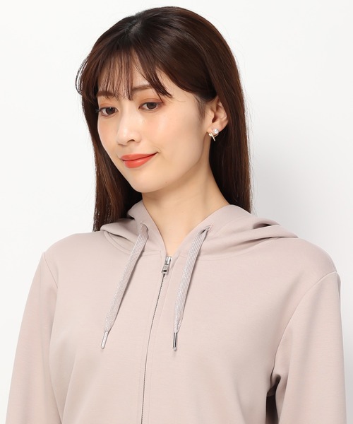 MISCH MASCH(ミッシュマッシュ)の「ダンボールニットパーカー/MM438203(Tシャツ/カットソー・レディース・モカ/ブラック/ライトブルー/グレー・S/M)」の10枚目の写真