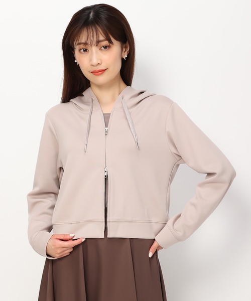 MISCH MASCH(ミッシュマッシュ)の「ダンボールニットパーカー/MM438203(Tシャツ/カットソー・レディース・モカ/ブラック/ライトブルー/グレー・S/M)」の5枚目の写真