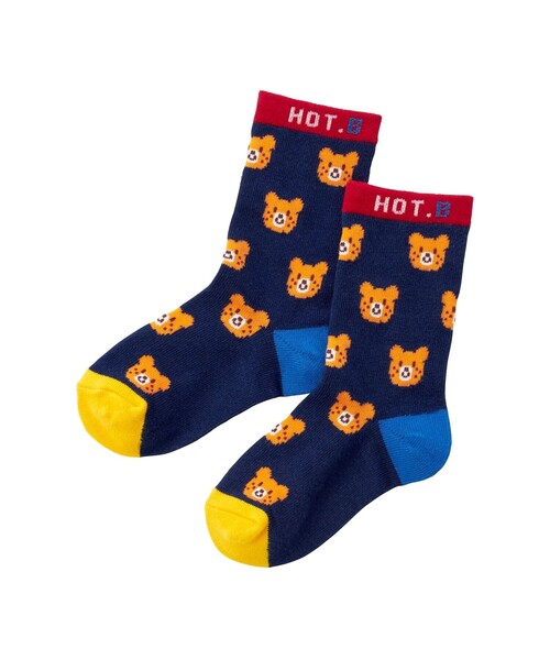 HOT BISCUITS（ホットビスケッツ）の「クルー丈 ソックスパック2足セット（ソックス/靴下・キッズ・マルチ/ブルー/ホワイト/ピンク・9-10cm/11-13cm/13-15cm/15-17cm/17-19cm）」の15枚目の写真