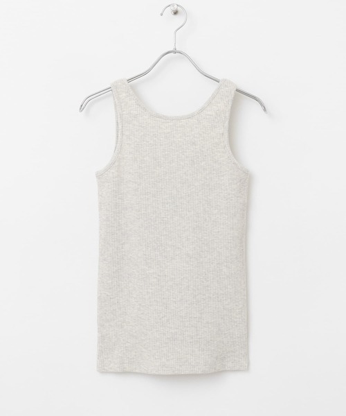 KBF(ケイビーエフ)の「RIBタンクトップ(タンクトップ・レディース・オートミール/チャコールグレー/グレー・ONE)」の15枚目の写真