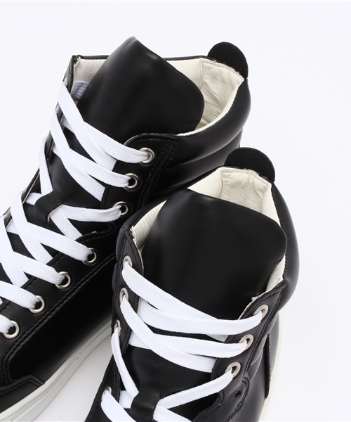 JACKROSE（ジャックローズ）の「PUハイカットスニーカー（スニーカー・メンズ・ホワイト/ブラック/オリーブ・M/L）」の9枚目の写真