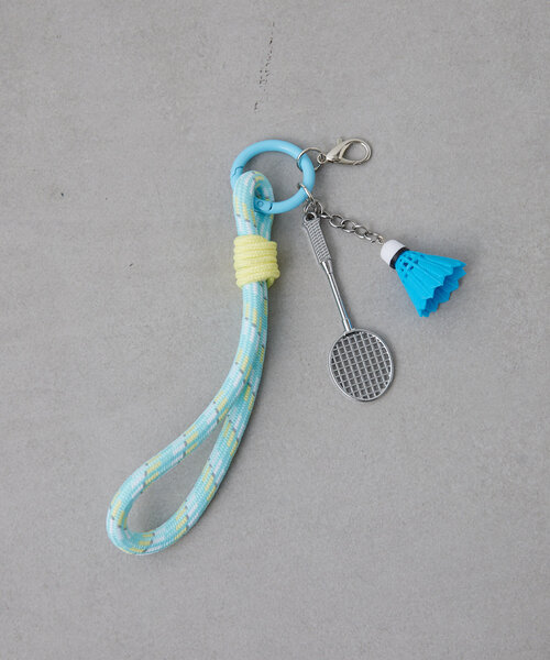 ear PAPILLONNER（イアパピヨネ）の「《スポーツモチーフ/一部店舗限定》エンジョイバッグチャーム/ストラップ（チャーム・レディース・ブラック/ミント/ダークブルー/ホワイト/グリーン・FREE）」の4枚目の写真