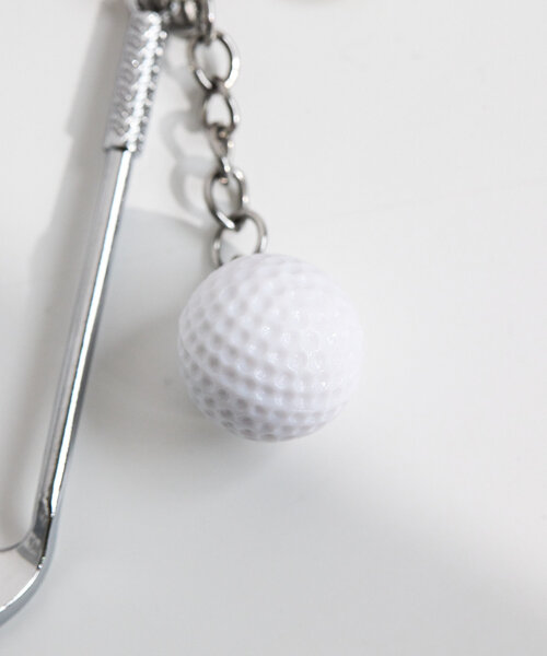 ear PAPILLONNER（イアパピヨネ）の「《スポーツモチーフ/一部店舗限定》エンジョイバッグチャーム/ストラップ（チャーム・レディース・ブラック/ミント/ダークブルー/ホワイト/グリーン・FREE）」の8枚目の写真