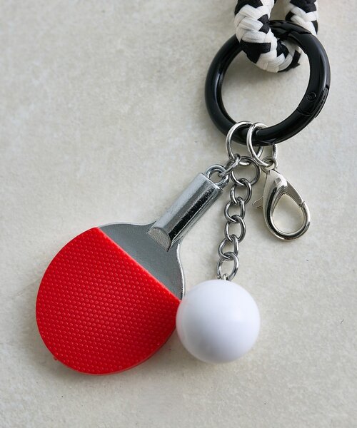 ear PAPILLONNER（イアパピヨネ）の「《スポーツモチーフ/一部店舗限定》エンジョイバッグチャーム/ストラップ（チャーム・レディース・ブラック/ミント/ダークブルー/ホワイト/グリーン・FREE）」の13枚目の写真