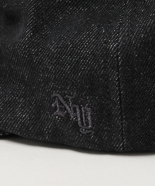 RAGEBLUE（レイジブルー）の「デニムキャスケット/ハンチング（ハンチング/ベレー帽・メンズ・ブラック・FREE）」の5枚目の写真