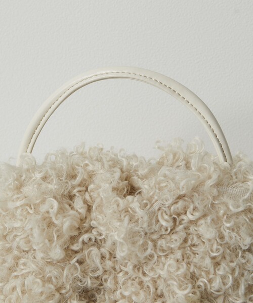 Firsthand（ファーストハンド）の「Firsthand/ファーストハンド エコファーワンハンドルバッグ（ハンドバッグ・レディース・ブラック/サックスブルー/オフホワイト/グリーン・ONE SIZE）」の11枚目の写真