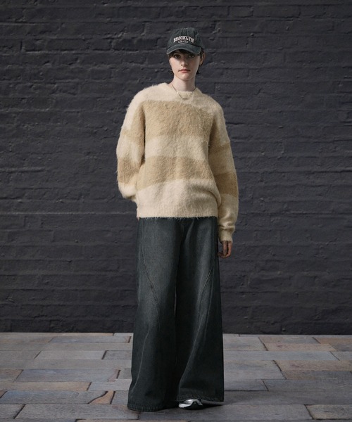 ENDER PRODUCTS（エンダープロダクツ）の「ストレイタムWジャガードウォッシャブルシャギーニット【ENDER PRODUCTS/エンダープロダクツ】（ニット/セーター・メンズ・ネイビー系/アイボリー系/レッド系・L/M）」の16枚目の写真