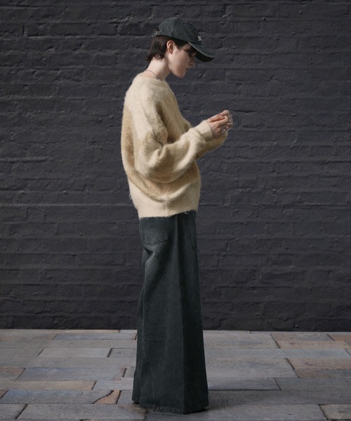 ENDER PRODUCTS（エンダープロダクツ）の「ストレイタムWジャガードウォッシャブルシャギーニット【ENDER PRODUCTS/エンダープロダクツ】（ニット/セーター・メンズ・ネイビー系/アイボリー系/レッド系・L/M）」の11枚目の写真