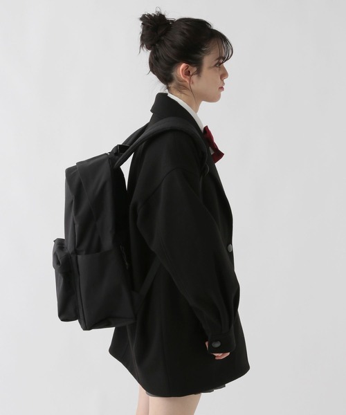 GLOBAL WORK（グローバルワーク）の「軽やかストレッチミドルコート/AND YUA ANY/115794（チェスターコート・キッズ・アイボリー/ブラック・150cm/160cm）」の19枚目の写真