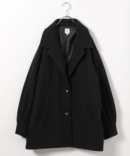 GLOBAL WORK（グローバルワーク）の「軽やかストレッチミドルコート/AND YUA ANY/115794（チェスターコート・キッズ・アイボリー/ブラック・150cm/160cm）」の12枚目の写真