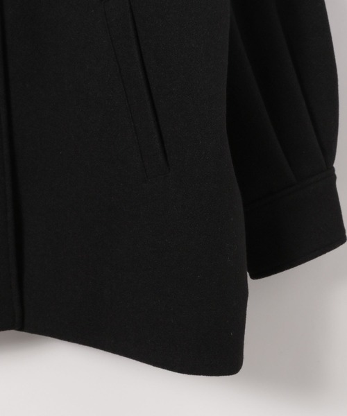 GLOBAL WORK（グローバルワーク）の「軽やかストレッチミドルコート/AND YUA ANY/115794（チェスターコート・キッズ・アイボリー/ブラック・150cm/160cm）」の14枚目の写真