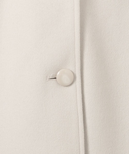 GLOBAL WORK（グローバルワーク）の「軽やかストレッチミドルコート/AND YUA ANY/115794（チェスターコート・キッズ・アイボリー/ブラック・150cm/160cm）」の11枚目の写真