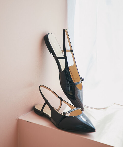 La boutique BonBon（ラブティックボンボン）の「スリングバックベルトサンダル（サンダル・レディース・シルバー/ブラック・23.5cm/24cm/23cm）」の3枚目の写真