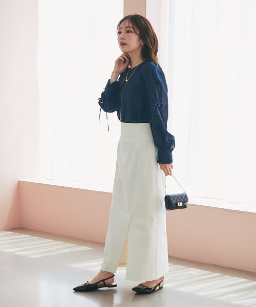 La boutique BonBon（ラブティックボンボン）の「スリングバックベルトサンダル（サンダル・レディース・シルバー/ブラック・23.5cm/24cm/23cm）」の7枚目の写真