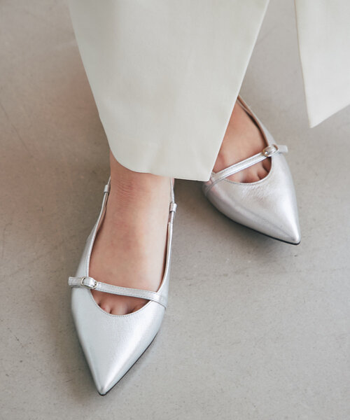 La boutique BonBon（ラブティックボンボン）の「スリングバックベルトサンダル（サンダル・レディース・シルバー/ブラック・23.5cm/24cm/23cm）」の14枚目の写真