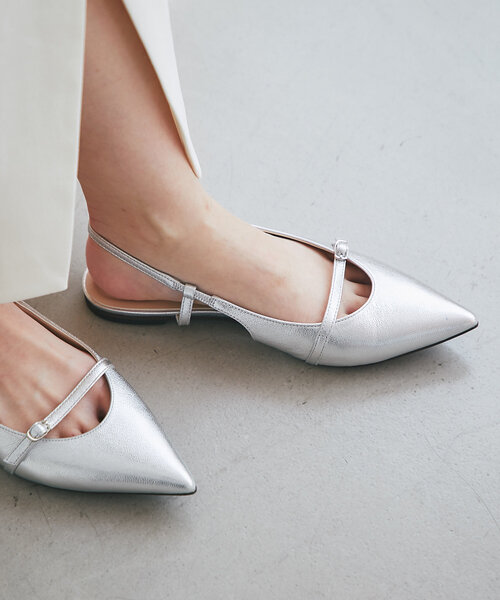 La boutique BonBon（ラブティックボンボン）の「スリングバックベルトサンダル（サンダル・レディース・シルバー/ブラック・23.5cm/24cm/23cm）」の15枚目の写真