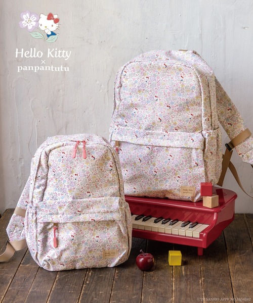 撥水マルチポケットリュックM B5【マイメロディ/シナモロール/ハロー
