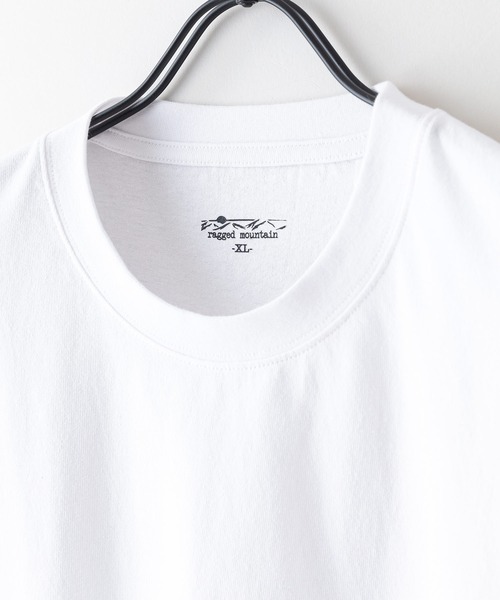 ragged mountain(ラギットマウンテン)の「【RAGGED MOUNTAIN/ラギットマウンテン】バックプリント ロングスリーブTシャツ(Tシャツ/カットソー・メンズ・ブラック/ホワイト/カーキ/グレイッシュブルー・X-LARGE/LARGE/MEDIUM)」の8枚目の写真