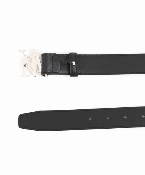 WOOALONG(ウアロン)の「【WOOALONG/ウアロン】signature Logo Leather Belt / SD5AAB322(ベルト・メンズ・ブラック系その他・FREE)」の5枚目の写真