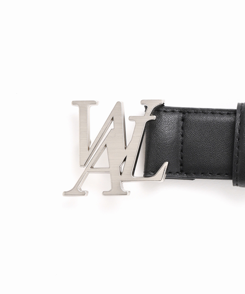 WOOALONG(ウアロン)の「【WOOALONG/ウアロン】signature Logo Leather Belt / SD5AAB322(ベルト・メンズ・ブラック系その他・FREE)」の6枚目の写真