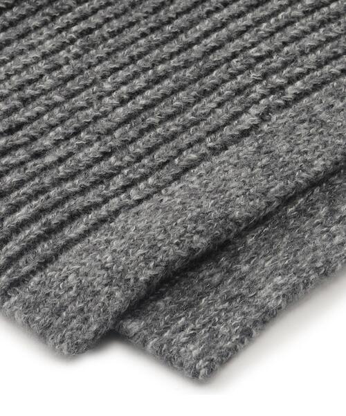 SHOO・LA・RUE（シューラルー）の「◆レイヤード風コーデが楽しめる ニットネックウォーマー（ネックウォーマー/スヌード・レディース・グレー/ブラック/ベージュ・00）」の8枚目の写真