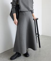 SLOBE IENA | 《追加》ミラノリブニットフレアスカート(スカート)