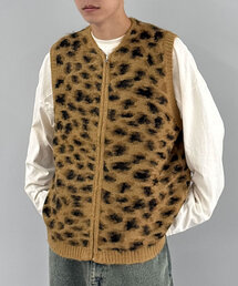 TOWNCRAFT | 【TOWNCRAFT/タウンクラフト】SHAGGY PATTERN ZIP VEST(ニット/セーター)