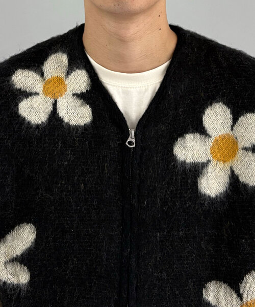 TOWNCRAFT（タウンクラフト）の「【TOWNCRAFT/タウンクラフト】SHAGGY PATTERN ZIP VEST（ニット/セーター・レディース・ブラック/ブラック系その他/ブラウン/ベージュ・LARGE/MEDIUM）」の15枚目の写真