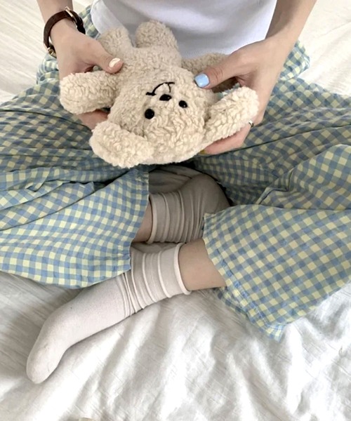 ammy.(エイミードット)の「【 ammy. / エイミードット 】 チェック柄 リラックスパンツ / ルームウェア(その他パンツ・レディース・ブラック系/グレー系/ブラウン系/ネイビー系/ブルー系/オレンジ系/パープル系・FREE)」の12枚目の写真