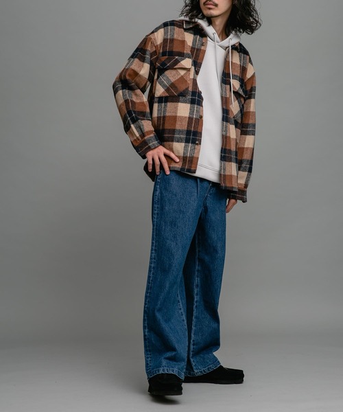 URBAN RESEARCH Sonny Label(アーバンリサーチサニーレーベル)の「シャギーチェックレギュラーカラーシャツ(シャツ/ブラウス・メンズ・ブルー系その他/レッド系その他/ブラウン系その他・LARGE/MEDIUM)」の8枚目の写真