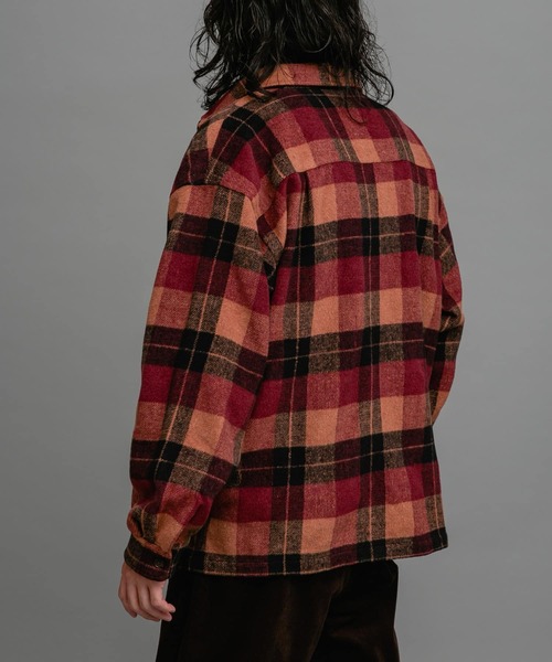 URBAN RESEARCH Sonny Label(アーバンリサーチサニーレーベル)の「シャギーチェックレギュラーカラーシャツ(シャツ/ブラウス・メンズ・ブルー系その他/レッド系その他/ブラウン系その他・LARGE/MEDIUM)」の14枚目の写真