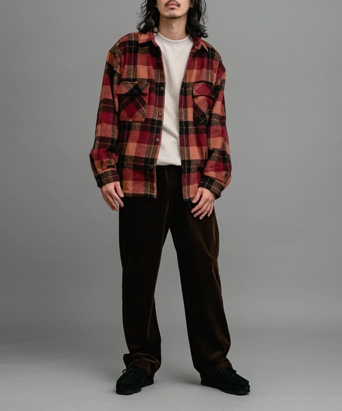 URBAN RESEARCH Sonny Label(アーバンリサーチサニーレーベル)の「シャギーチェックレギュラーカラーシャツ(シャツ/ブラウス・メンズ・ブルー系その他/レッド系その他/ブラウン系その他・LARGE/MEDIUM)」の16枚目の写真