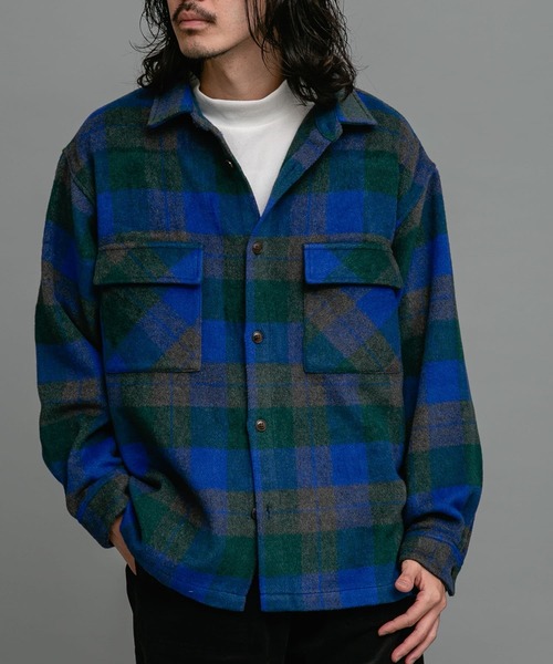 URBAN RESEARCH Sonny Label(アーバンリサーチサニーレーベル)の「シャギーチェックレギュラーカラーシャツ(シャツ/ブラウス・メンズ・ブルー系その他/レッド系その他/ブラウン系その他・LARGE/MEDIUM)」の19枚目の写真