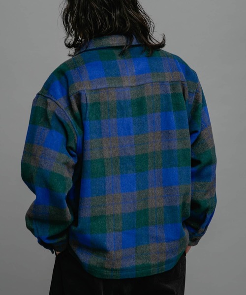 URBAN RESEARCH Sonny Label(アーバンリサーチサニーレーベル)の「シャギーチェックレギュラーカラーシャツ(シャツ/ブラウス・メンズ・ブルー系その他/レッド系その他/ブラウン系その他・LARGE/MEDIUM)」の21枚目の写真