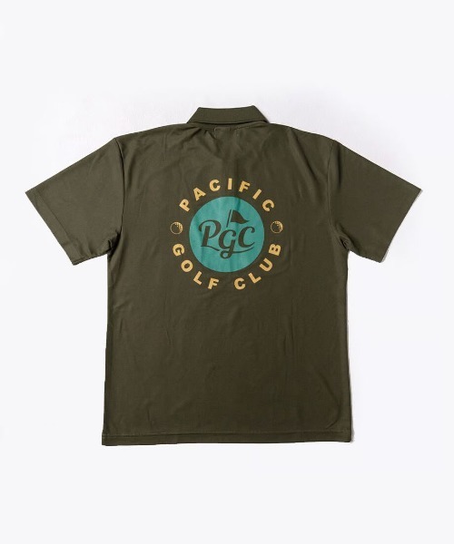Pacific GOLF CLUB パシフィックゴルフクラブ ポロシャツ S 黒