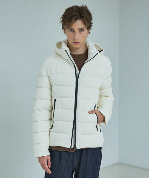 HORN GARMENT カモフラージュダウンジャケット 冬用ゴルフウェア HORN GARMENT カモフラージュダウンジャケット