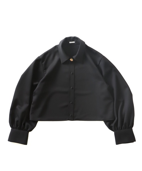 セール】cropped boxy shirt(クロップド丈ボクシーシャツ