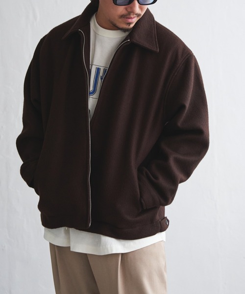 NO NEED（ノーニード）の「フェイクメルトンブルゾン（ブルゾン・メンズ・ブラック/ブラウン・M/L/LL）」の2枚目の写真