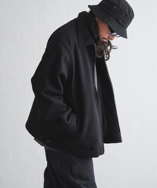 NO NEED（ノーニード）の「フェイクメルトンブルゾン（ブルゾン・メンズ・ブラック/ブラウン・M/L/LL）」の18枚目の写真