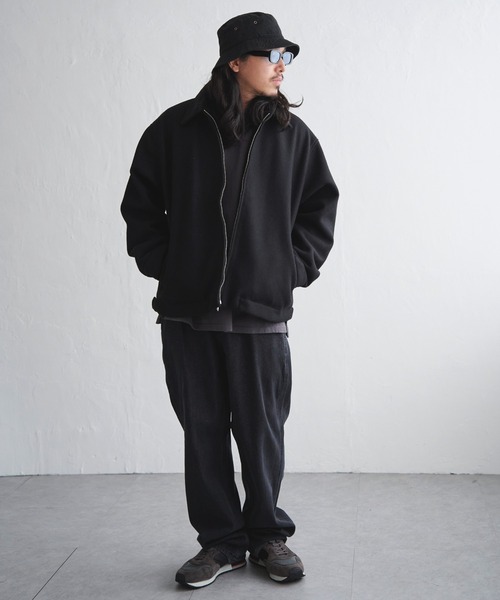 NO NEED（ノーニード）の「フェイクメルトンブルゾン（ブルゾン・メンズ・ブラック/ブラウン・M/L/LL）」の21枚目の写真