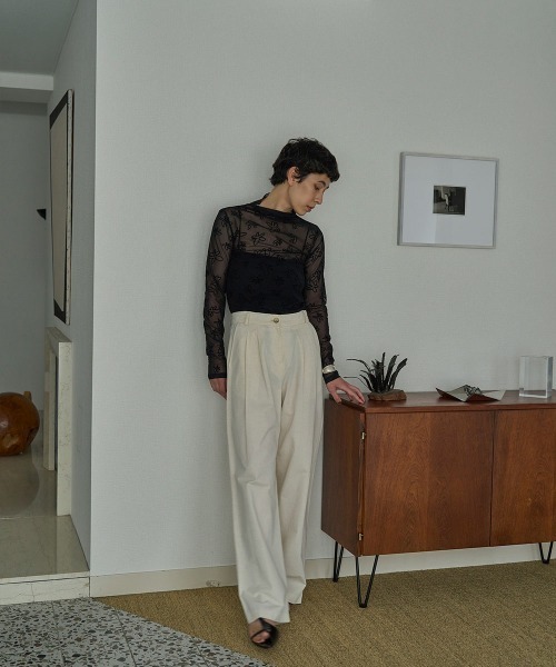 FLOCKY SHEER TOPS（その他トップス）｜marjour（マージュール）