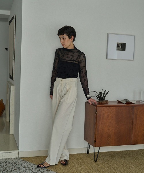 FLOCKY SHEER TOPS（その他トップス）｜marjour（マージュール）