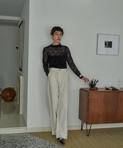 FLOCKY SHEER TOPS（その他トップス）｜marjour（マージュール）