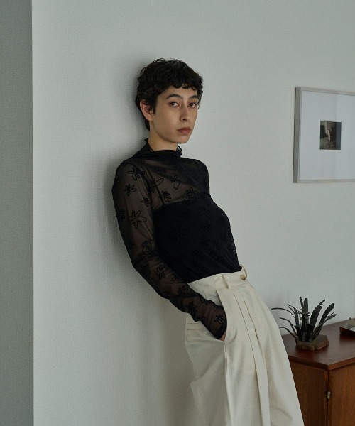 FLOCKY SHEER TOPS（その他トップス）｜marjour（マージュール）