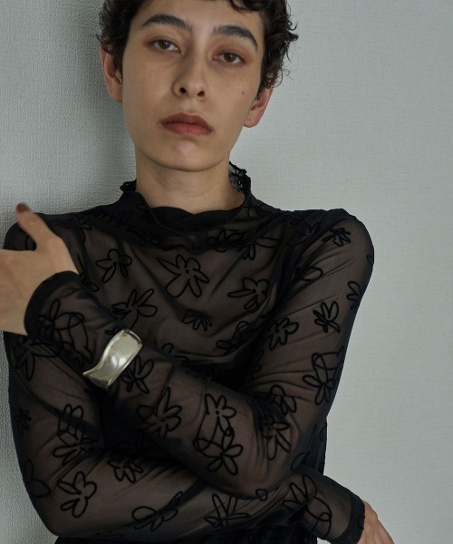 FLOCKY SHEER TOPS（その他トップス）｜marjour（マージュール）