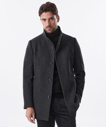 EPOCA UOMO（エポカウォモ）の「スタンドカラーウールコート