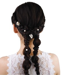 Zoule（ゾーラ）の「Zoule ゾーラ：pearl atom　Uピンセット（ヘアピン）」