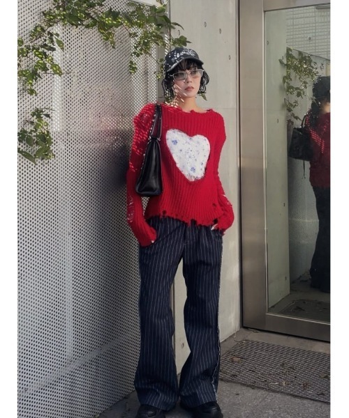 SLY（スライ）の「【限定展開】CUT OUT L/W DENIM FLARE PT カット アウト ロー ウエスト デニム フレア パンツ（デニムパンツ・レディース・マルチ・2/1）」の15枚目の写真