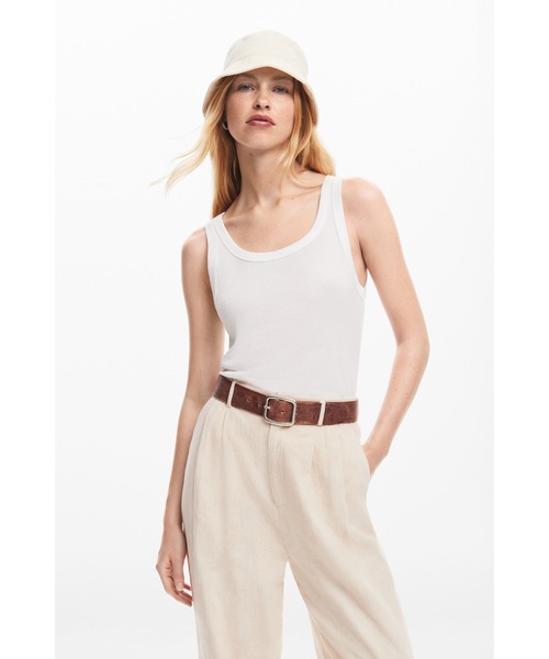 Desigual（デシグアル）の「リーフデザインレザーベルト（ベルト・レディース・ブラウン・S/M/L）」の5枚目の写真