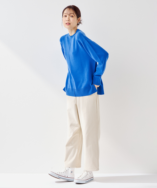 Petit Honfleur(プチオンフルール)の「コーデュロイパンツ(スラックス・レディース・アイボリー/ブラック/カーキ・M/L)」の19枚目の写真